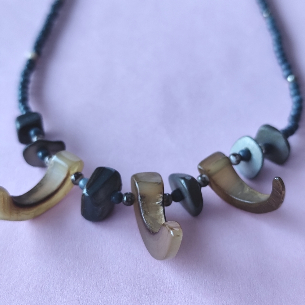 Vintage Fang Tooth Choker Necklace